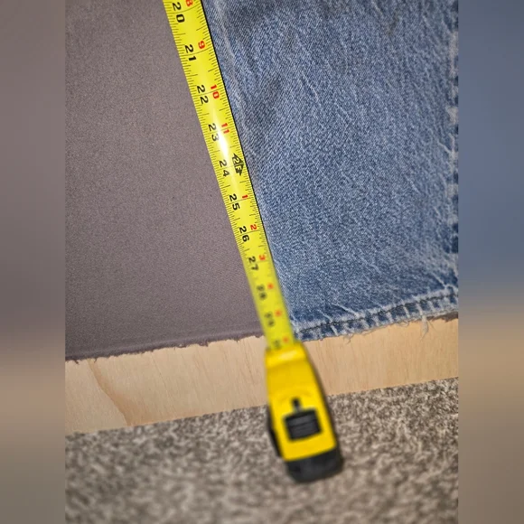 Vintage Carhartt Distressed Sun Faded Dirty Denim Jeans 34x30 - Picture 8 of 9